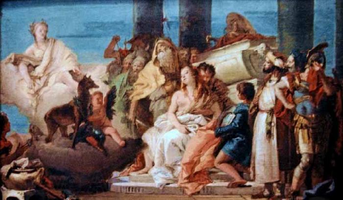 Giovanni Battista Tiepolo The Sacrifice of Iphigenia Germany oil painting art